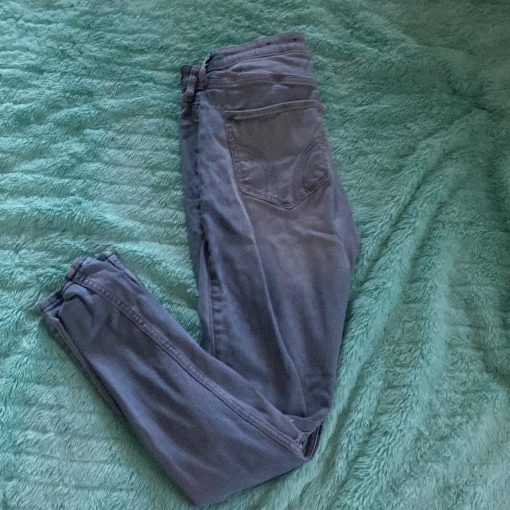 Hollister light denim skinny jeans